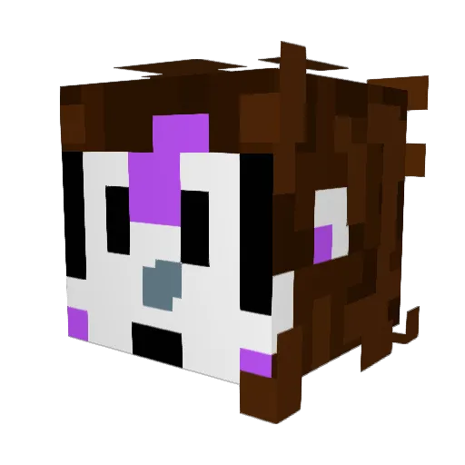 Cheesegang7328 Minecraft avatar head, 3D render
