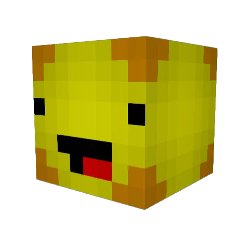 Cheesehead527 Minecraft avatar head, 3D render