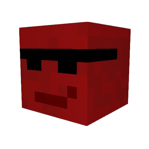 Cheeselover500 Minecraft avatar head, 3D render