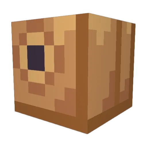 Cheeseman128 Minecraft avatar head, 3D render
