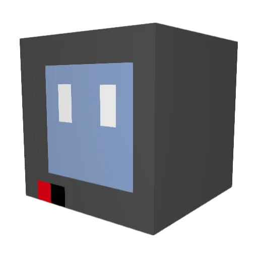 Cheeseman44 Minecraft avatar head, 3D render