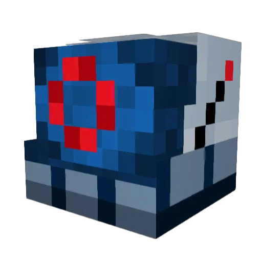 Cheesepixie Minecraft avatar head, 3D render