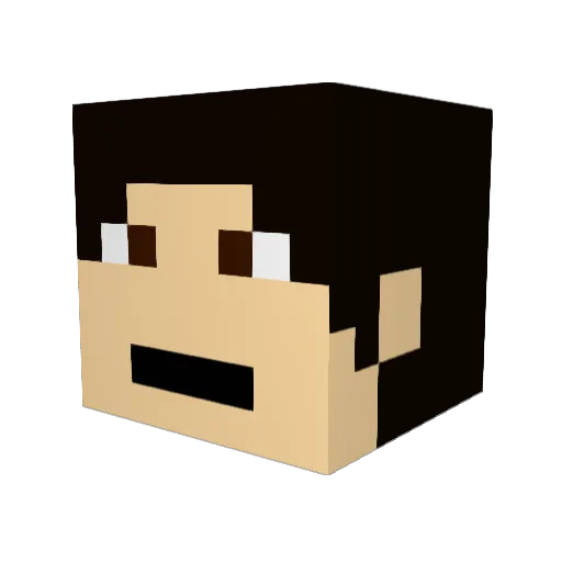 Cheeso123 Minecraft avatar head, 3D render