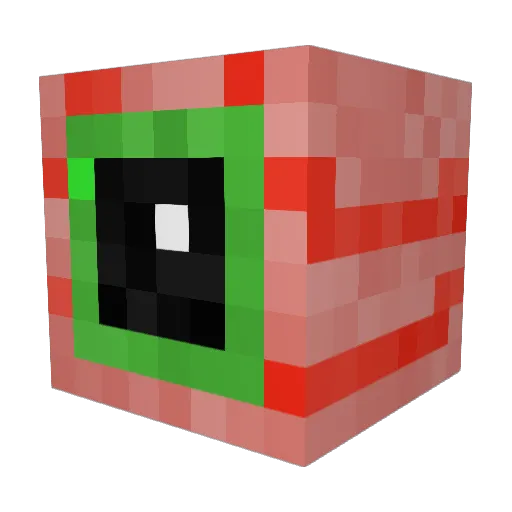 CheesusDC Minecraft avatar head, 3D render