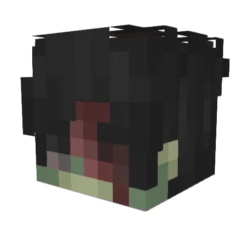 CheesyBurger936 Minecraft avatar head, 3D render