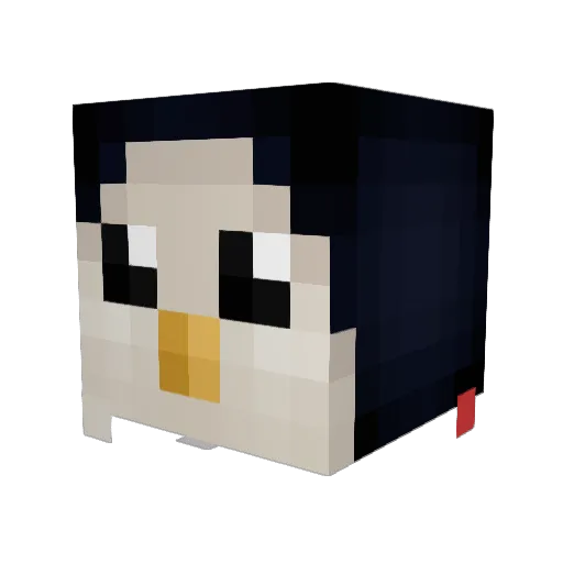 CheesyGismo Minecraft avatar head, 3D render