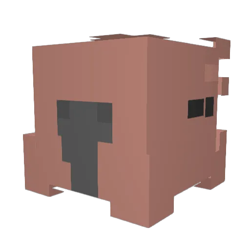 CheesyGranola03 Minecraft avatar head, 3D render