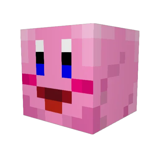 CheesyNugs Minecraft avatar head, 3D render