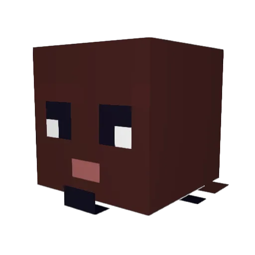 CheesyWalnuts54 Minecraft avatar head, 3D render