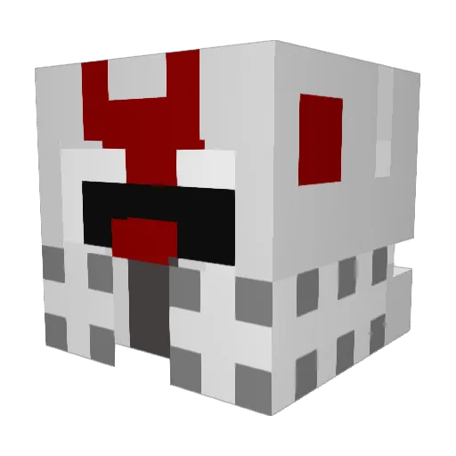 Cheesy_IV_Skin Minecraft avatar head, 3D render