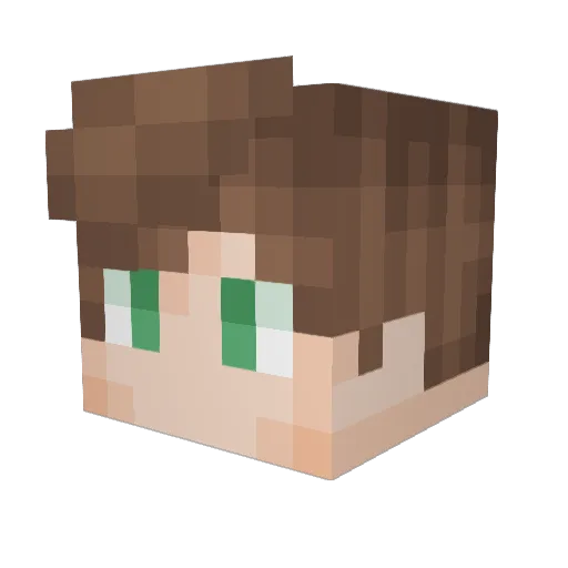 Cheesyguy2158 Minecraft avatar head, 3D render