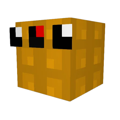 Cheetah69 Minecraft avatar head, 3D render