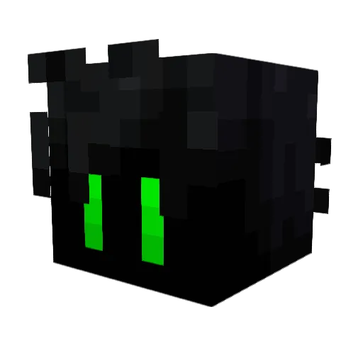Cheetah Minecraft avatar head, 3D render