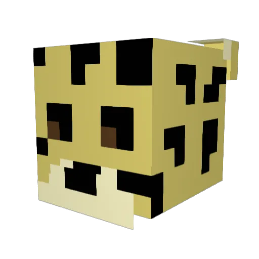 CheetahMan09 Minecraft avatar head, 3D render
