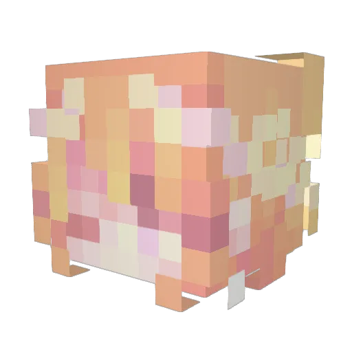 CheetoBlaster Minecraft avatar head, 3D render