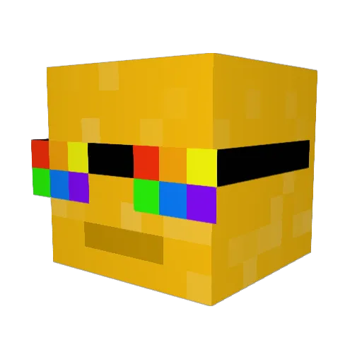 Cheeto_Knight Minecraft avatar head, 3D render