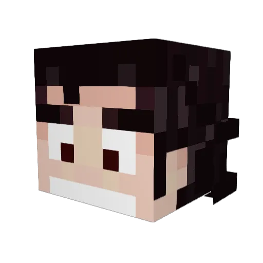 Cheetoman98 Minecraft avatar head, 3D render