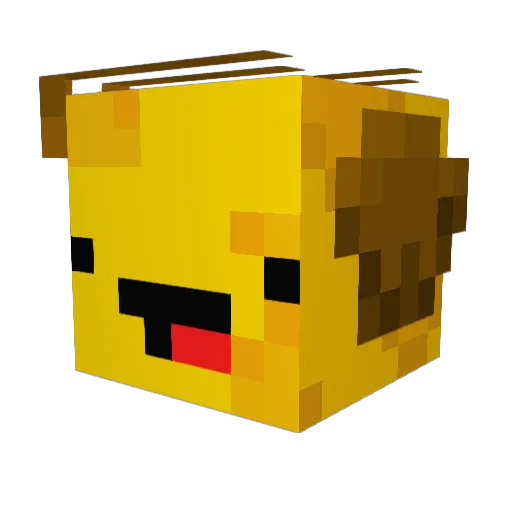 Cheezeter7 Minecraft avatar head, 3D render