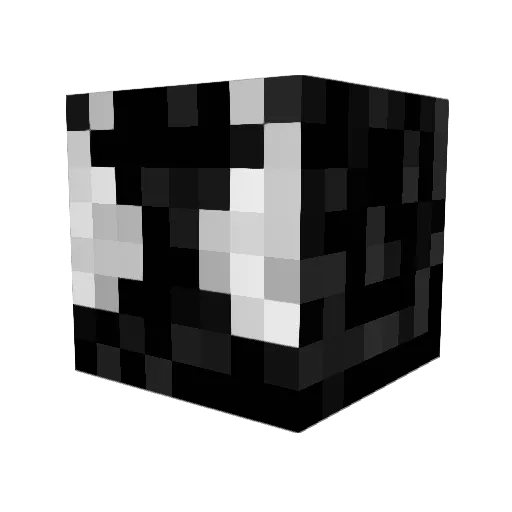 Cheezinit Minecraft avatar head, 3D render