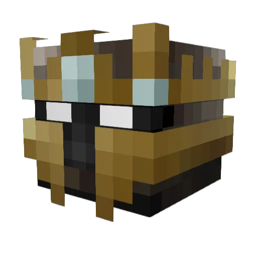 Cheezybonkers Minecraft avatar head, 3D render