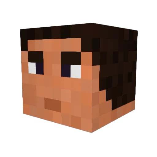 Cheezzy82 Minecraft avatar head, 3D render