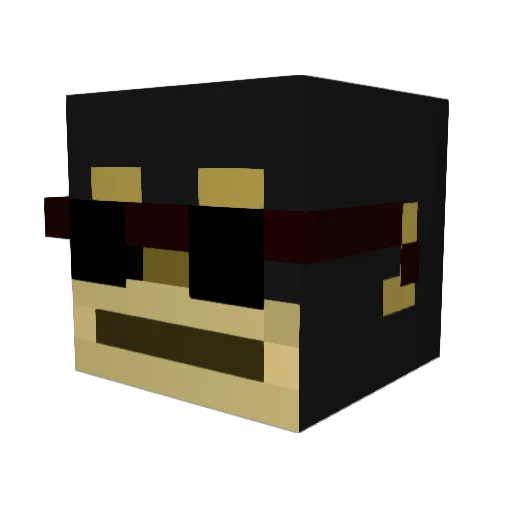 ChefChickenRobs Minecraft avatar head, 3D render