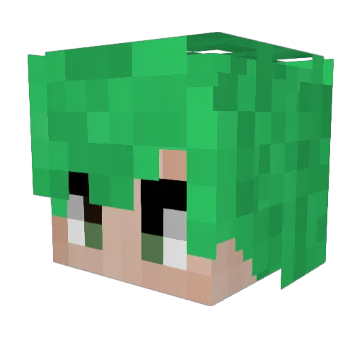 ChefFredo Minecraft avatar head, 3D render