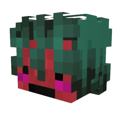 ChefGoober Minecraft avatar head, 3D render