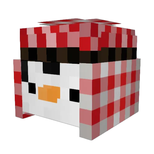 ChefGui Minecraft avatar head, 3D render