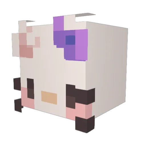 ChefHelloKitty Minecraft avatar head, 3D render