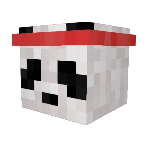 ChefHunterz Minecraft avatar head, 3D render
