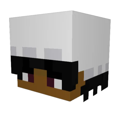 ChefLeeMo Minecraft avatar head, 3D render