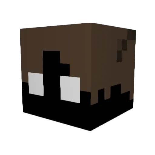 ChefLugoli Minecraft avatar head, 3D render