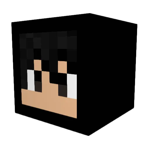 ChefMad Minecraft avatar head, 3D render