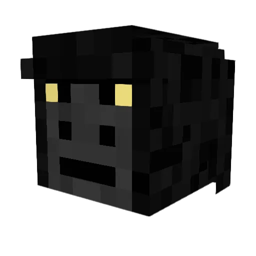 ChefWilleh Minecraft avatar head, 3D render