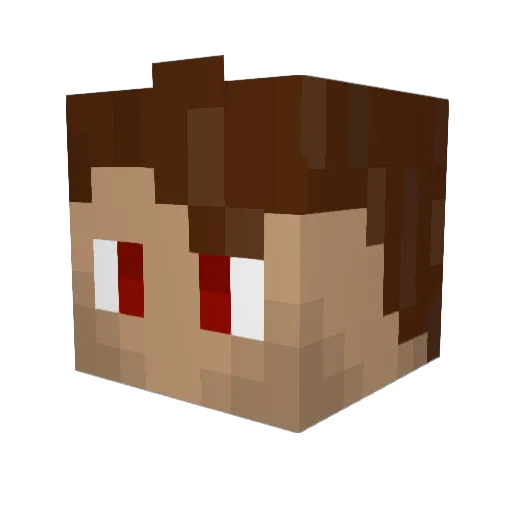 Chef_Boyarbob Minecraft avatar head, 3D render