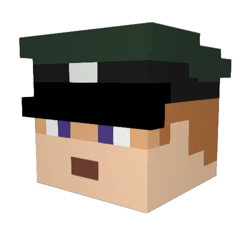 Chef_Boyarde123 Minecraft avatar head, 3D render