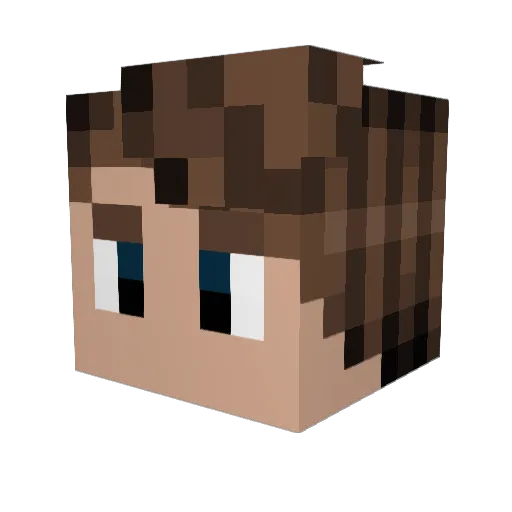 Chef_Calboy Minecraft avatar head, 3D render