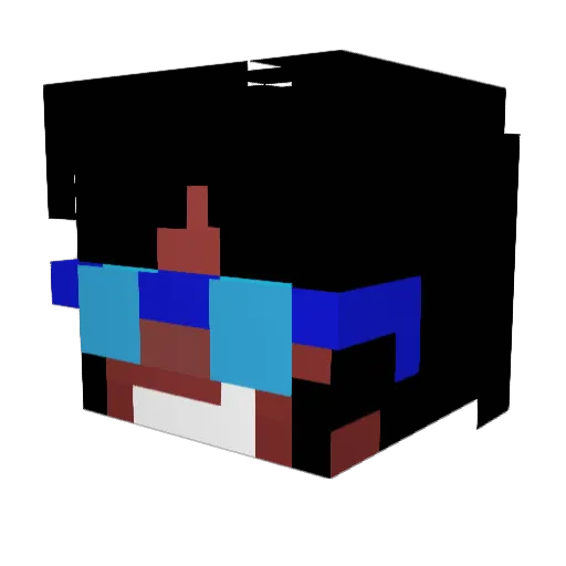 Chef_Mitchall Minecraft avatar head, 3D render