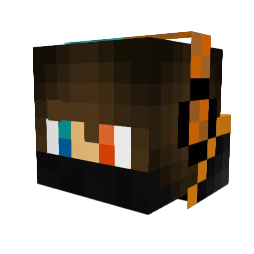 Cheff2IsEpic_ Minecraft avatar head, 3D render