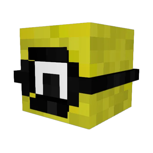 Cheff_r Minecraft avatar head, 3D render