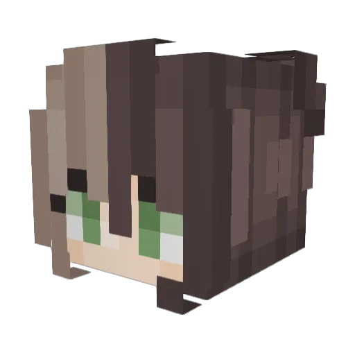 Chefgon Minecraft avatar head, 3D render
