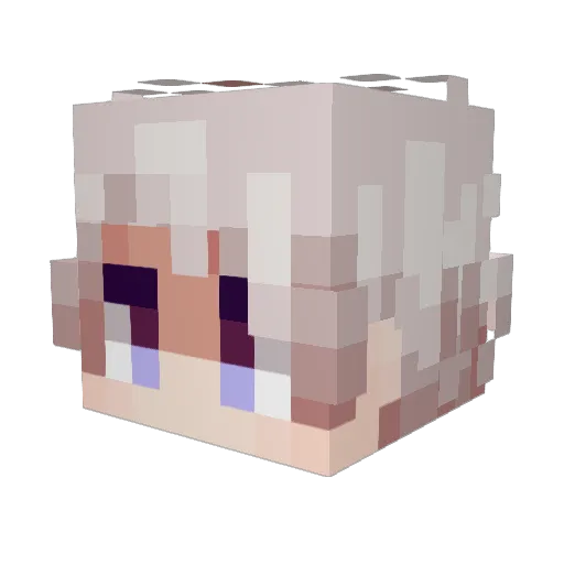 Chefice_ Minecraft avatar head, 3D render