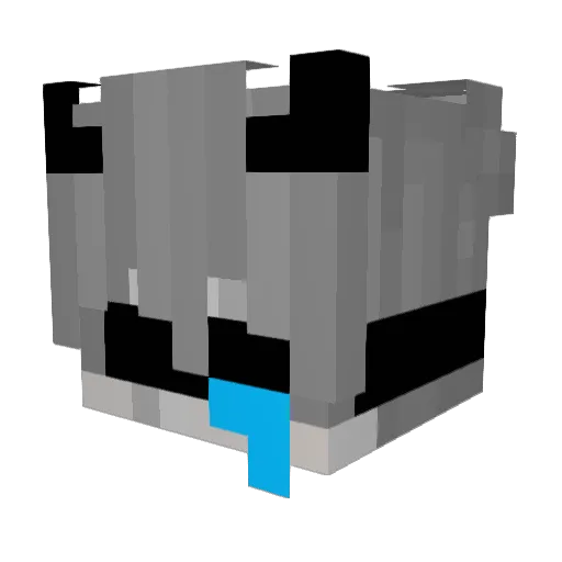 ChefinL Minecraft avatar head, 3D render