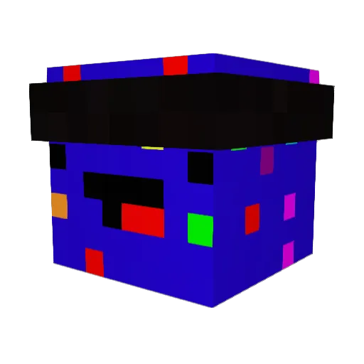 Cheg Minecraft avatar head, 3D render