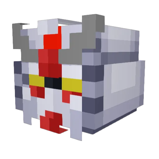 Chegg211 Minecraft avatar head, 3D render
