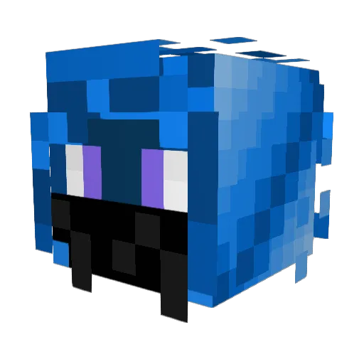 CheiKang Minecraft avatar head, 3D render