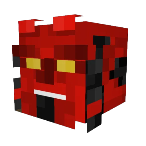 CheiftainMM Minecraft avatar head, 3D render
