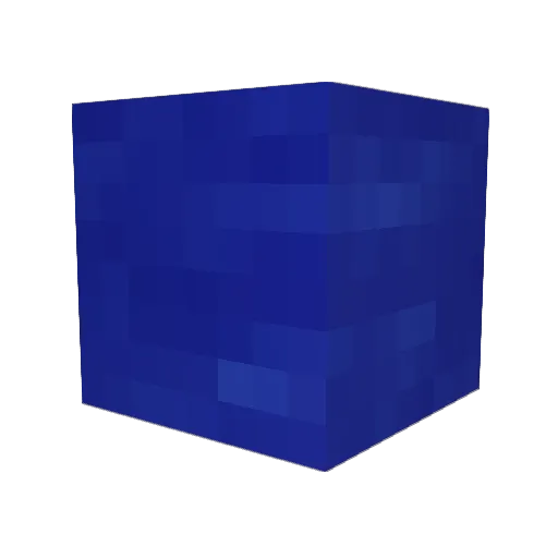 Chel0man Minecraft avatar head, 3D render