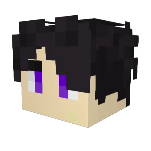 ChelChelov Minecraft avatar head, 3D render